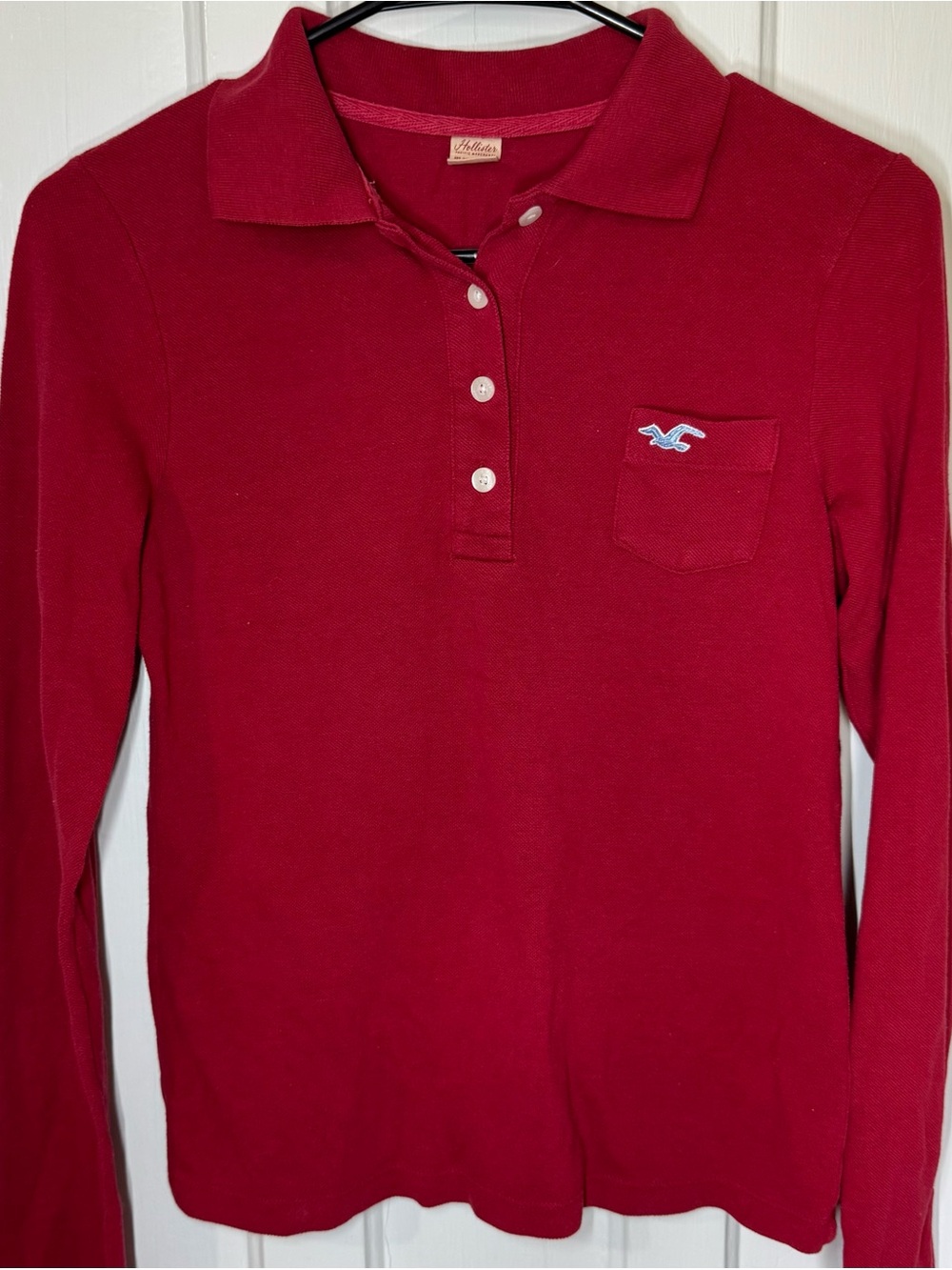 Red Hollister y2k long sleeve